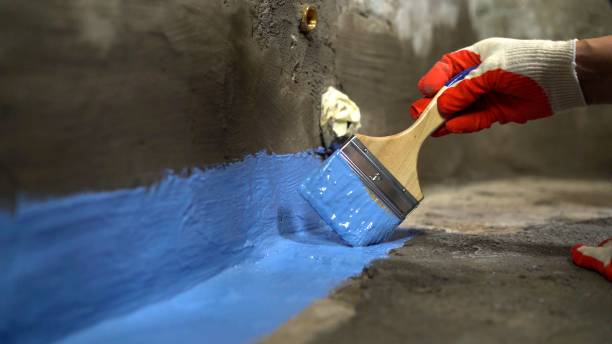 Commercial Vapor Barrier Installation project at a Houston, PA business property by SJ Waterproofing Pros